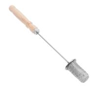 GALPADA Bâton Allume-feu Acier Inoxydable pour Ventouses Manche Bois Isolant Anti-brûlure Allumeur Portable Polyvalent pour Massage et Spa