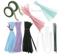 GALPADA Bâtonnets de Bricolage Colorés pour Fleurs DIY Cure-Pipes Doux et Sûrs en Lot Matériel Créatif Polyvalent pour Décoration de Noël et Activités Manuelles en Classe