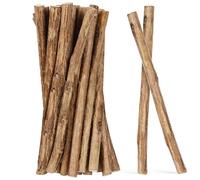 GALPADA Bâtons en Bois Naturel Longueur 10 Cm Diamètre 0,5 Cm Lot de 50 pour Artisanat, Branches Décoratives Rustiques pour Travaux Manuels Créatives