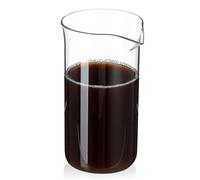 GALPADA Becher à Infusion à Froid en Verre 350ml Bec Verseur Facile à Installer pour Café et Boissons Chaudes, Remplacement pour Cafetière à Piston