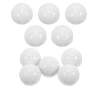 GALPADA Billes de Roulette Acrylique 14 MM Lot de 10 Pièces Blanches pour Tables de Jeu Loisirs en Bar et Espace Détente
