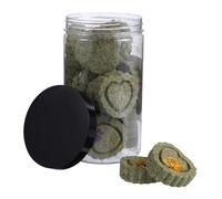 GALPADA Biscuit à Mâcher pour Animaux De Compagnie Collation Naturelle pour Lapin Chinchilla Et Cobaye Mélange De Saveurs Original Souci Myosotis De Meulage pour Dents