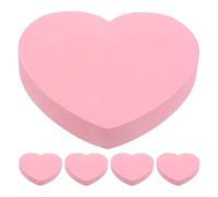 GALPADA Bloc-notes Autocollant Rose de Cœur 5 Ensembles 500 Feuilles Adhésives pour Bureau École Maison, Notes Mémo Scolaires et Rappels Polyvalents, Papier Autocollant Pratique