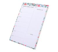 GALPADA Bloc Notes Magnétique de Planification des Repas Liste de Courses Détachable pour Réfrigérateur ou Bureau pour Organisation et Simplification des