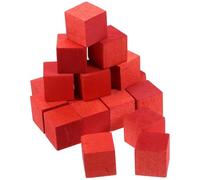 GALPADA Blocs De Construction En Bois 20 PièCes Cubes CarréS 2Cm Accessoires Pour Projets De Bricolage Et Artisanat Enfants