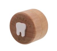 GALPADA Boîte à Dents de Lait pour Bois Sculpté Boîte de Rangement et Élégante Conserver les Premières Dents et Souvenirs Enfance