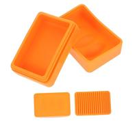 GALPADA Boîte à Savonnette Pratique et Solide en Silicone Hermétique Couvercle Grosse Capacité Présent Bain de Pendaison de Crémaillère