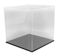 GALPADA Boîte de Basket-Ball Boîte Transparente pour Ballon de Basket en Acrylique de Table Support de Présentation Stable et Pratique pour Souvenirs Sportifs et Jouets