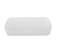 GALPADA Boîte de pour Outils de Manucure Double Couche en Plastique Transparent Étui de Rangement avec Insert Amovible pour Pinceaux et Pinces pour Nettoyage au Bain D’Alcool Usage