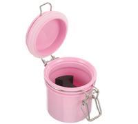 GALPADA Boîte de Rangement pour Colle à Cils 200ml Rose en Plastique Étanche et Anti-humidité pour Extensions de Cils Salon Domicile