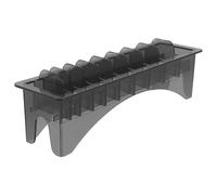 GALPADA Boîte de Rangement Sabot Degrader Tondeuse en Plastique Rectangulaire pour Accessoires de Coiffure, Support de Rangement pour Coiffeur et Peignes de Tondeuse