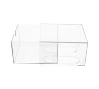 GALPADA Boîte de Rangement Transparente Empilable Acrylique pour Maquillage Clairs pour Cosmétiques et Mouchoirs Organiseur Polyvalent pour Salle de Bain Bureau et Plan de Travail