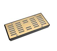 GALPADA Boîte D'humidité pour Cigares Élégante en Métal Or Système D'humidification en Acier Inoxydable, Préservation des Arômes, Usage Polyvalent Maison et Présents Professionnels