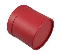 GALPADA Boîte Ronde pour Fleurs Rouge Petit Seau avec Couvercle, Boîte à Arrangements Floraux pour Emballage Présent Saint-valentin, Coffret Présent Élégant et Polyvalent pour Bouquets