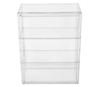 GALPADA Boîte Vitrine Acrylique Transparente Magnétique Empilable pour Objets de Collection et Figurines Peintes la Main, pour Décoration de Comptoir Moderne