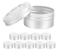 GALPADA Boîtes D'entraînement Olfactif pour Chiens en Aluminium Argenté, 10 Pièces, Capacité 80ml, Résistantes à l'abrasion, pour Dressage et Exercices D'odorat