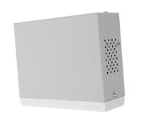 GALPADA Boîtier Électrique Robuste avec Panneaux Avant et Arrière Installation Facile Protection Durable pour Projet Électronique Boîtier de Jonction Diy Gris