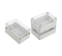 GALPADA Boîtier Étanche Blanc en Abs As Structure Modulaire Extensible 3 Pièces avec Couvercle Articulé pour Modules de Sécurité et Unités D'alarme en Parc ou École