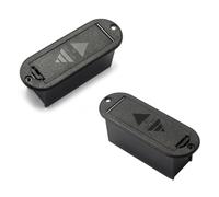 GALPADA Boîtier Porte-piles Noir en Plastique pour Batterie 9v, Accessoire pour Guitare Basse Active, Étui de Rangement Compact pour Usage Professionnel