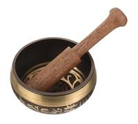 GALPADA Bol Chantant Tibétain et avec Bol de pour Yoga et Relaxation Accessoire Multifonction pour Apaisement et Purification Spirituelle