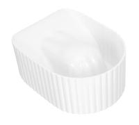 GALPADA Bol de Trempage Manucure Transparent Acrylique Blanc Bol Soak Off pour Ongles Outil pour Polissage et Dissolvant Utilisation Professionnelle et DIY à Domicile