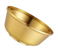 GALPADA Bol Décoratif en Laiton Poli 12 CM Tasse Bouddhiste Multifonction Résistante à L’Usure pour Bureau et Maison Coupe Sacrée Vintage Décoration Intérieure et Présent Culturel