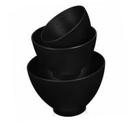 GALPADA Bol Mélangeur En Silicone Pour Fabrication De Masques Faciaux, Lot De 3 Pièces Grandes, Moyennes Et Petites, Résistant à L'usure, Facile à Nettoyer, Usage Professionnel Et Maison