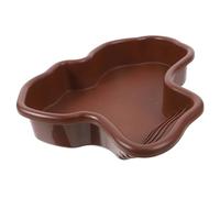 GALPADA Bol pour Tortues Grand Format Bassin Eau et Nourriture Reptiles Accessoire sans Drainage Décor Paysager pour Terrarium Piscine Spacieuse pour Tortue Terrestre et Aquarium