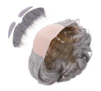 GALPADA Bonnet Chauve Réaliste pour Homme Accessoire de Costume Halloween de Déguisement de Vieillard avec Barbe et Sourcils
