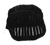GALPADA Bonnet de Postiche Tressée au Crochet Filet Noir, Taille M, Ajustable, Confortable et Aéré, Adapté Perruques Tresses Africaines, Protection Cuir Chevelu, Usage Quotidien