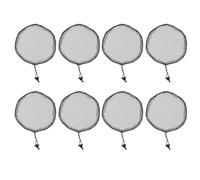GALPADA Bonnet Extensible pour Postiche 6 Pouces en Filet Élastique Respirant, Lot de 8 Filets à Cheveux pour Fabrication et Coiffage, Accessoire Professionnel pour Soins Capillaires