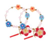 GALPADA Boucles d'Oreilles Pendantes à Fleurs Tropicales pour Femmes Hawaïennes Légères Accessoire pour Fête Mariage Usage Quotidien 1 Paire Taille Confortable