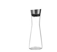 GALPADA Bouilloire Antidéflagrante en Verre Transparent 900ml Couvercle Inox, Résistante la Chaleur, pour Boissons Chaudes et Froides