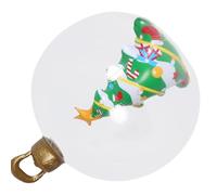 GALPADA Boule de Noël Géante Gonflable en PVC, Décoration 3D pour Jardin | Usage Polyvalent, Gonflage Rapide, Rangement Facile, Style Unique, pour Salon et Jardin, Chaque Noël