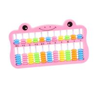 GALPADA Boulier Coloré à Perles pour Garçon Fille Outil Éducatif Plastique pour Apprentissage Mathématique et Pratique de Arithmétique Compte et Calcule Facilement à ou Classe