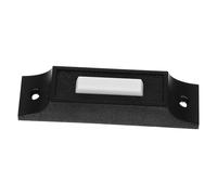 GALPADA Bouton-poussoir de Sonnette Vintage Câblé Noir pour Entrée Maison | Style Rétro Rustique, Résistance aux Intempéries, Réponse Tactile Nette, Installation Facile, Format 8,20x2,20x2,10cm
