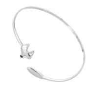 GALPADA Bracelet Fantaisie Tête de Renard Réglable Argenté Ornement de Poignet Unique Bijoux Anti-allergie Élégants pour Mariage et Quotidien