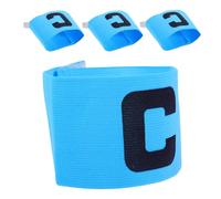 GALPADA Brassards de Capitaine de Football 4 Pièces Identification Facile Réglables en Nylon Essentiels pour Matchs Professionnels et Entraînements pour Jeunes et Adultes
