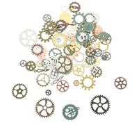 GALPADA Breloques à Rouages pour Ongles, Accessoires pour Ongles en Alliage Steampunk Antique, 200g, Décoration Nail Art, pour Scrapbooking et Cosplay Couleur Aléatoire