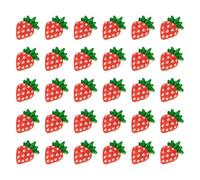 GALPADA Breloques Nail Art Fraise 30 Pièces Petit Format Décoration Ongles Femmes Accessoires DIY Manucure Charme aux Fruits Fête Usage Quotidien