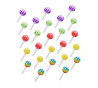 GALPADA Breloques pour Ongles en Résine Forme Bonbons 25 Pièces Accessoires Nail Art DIY Décoration Ongles pour Manucure Créative et Fête