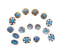 GALPADA Breloques Pour Ongles Rétro 16 Pièces, Petits Charms Pour Ongles, Décorations Manucure En Matériau Solide, Accessoires Nail Art Femme, Pour Diy Et Occasions Spéciales