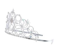 GALPADA Bridal Rhinestone With Side Combs Zinc Alloy Sparkly Tiara For Wedding Birthday Themed Party Headband