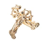 GALPADA Broche de Sculpture Grecque Dorée 2pcs en Alliage, Accessoire Rétro Élégant pour Tailleur Femme, Décoration Polyvalente pour Costume Professionnel et Soirée