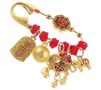 GALPADA Broche Épingle de Sûreté Rouge en Corde Tissée Main Broche Multifonction Vintage pour Femmes Enceintes et -Nés Fixation Sécurisée pour Vêtements et Foulards Bijou Décoratif