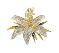 GALPADA Broche Fleur De Scintillant, Bijou De Mode Élégant, Accessoire Décoratif Féminin Pour Vêtements Et Robes, Épingle Vintage Petite Taille, Usage Professionnel Et Casual