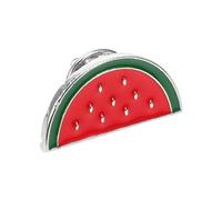 GALPADA Broche Pastèque Palestine Émail Pastèque Épinglette Palestine Épinglette Fruit Épinglette Bijoux Épinglettes Gratuites avec Drapeau National Palestinien pour, 2.40X1.20X1.00CM, Zinc, No