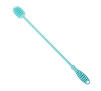 GALPADA Brosse à Biberon Goupillon de Nettoyage, Longue Poignée, Silicone Conforme aux Normes, Bleu Ciel, pour Biberons en Verre, Pompes à Lait, Usage Domestique, Maman et Bébé