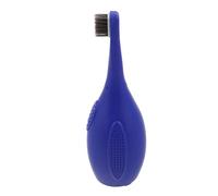 GALPADA Brosse à Dents aux Normes de Sécurité pour Prison en Silicone Bleu avec Poils et Arrondi, Résistante la Déformation, pour Usage en Prison ou Camping