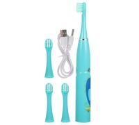 GALPADA Brosse à Dents Électrique Matériau Abs et Microfibre Batterie 400 Mah Bleu 3 Modes de Nettoyage Profond pour Garçon et Filles pour Usage Quotidien la Maison